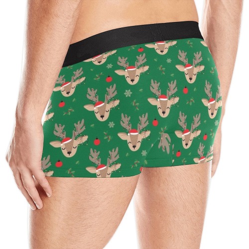 Reindeer Men's All Over Print Boxer Briefs (Model L10)