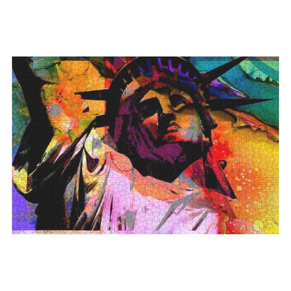 LIBERTY 2 1000-Piece Wooden Photo Puzzles