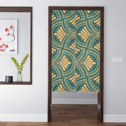 Art Deco Abstract Door Curtain Tapestry