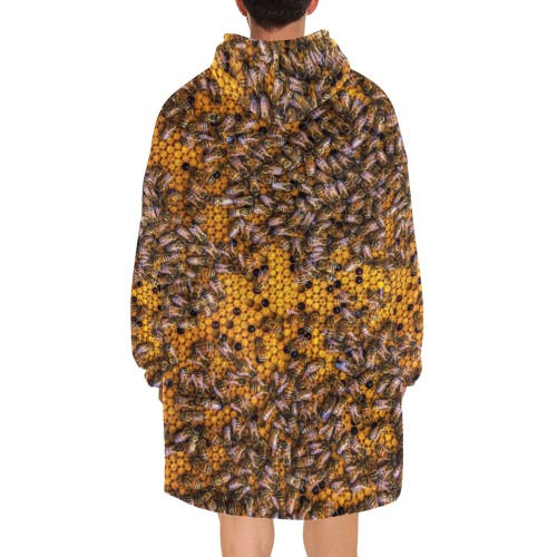 HONEY BEES 3 Blanket Hoodie for Men