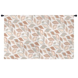 leaves 6 Window Curtain 52"x63" (2-Piece)