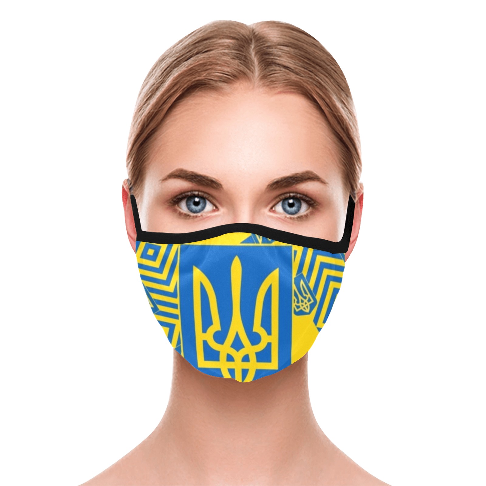 UKRAINE 2 Elastic Binding Mouth Mask for Adults (Model M09)