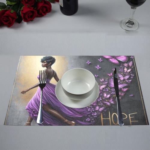 HOPE Table Mats Placemat 12’’ x 18’’ (Set of 6)