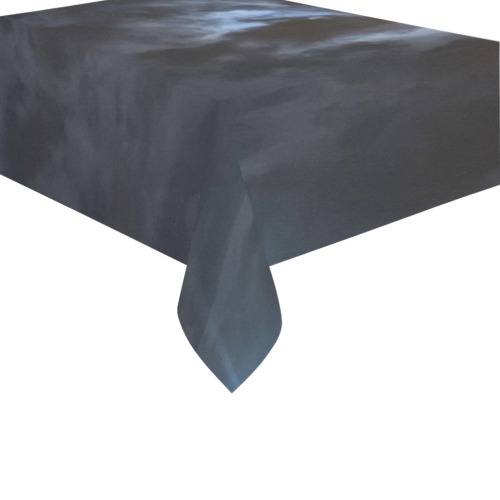 Mystic Moon Collection Cotton Linen Tablecloth 60" x 90"