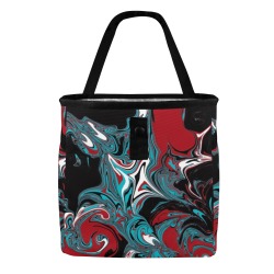 Dark Wave of Colors Car Trash Bag