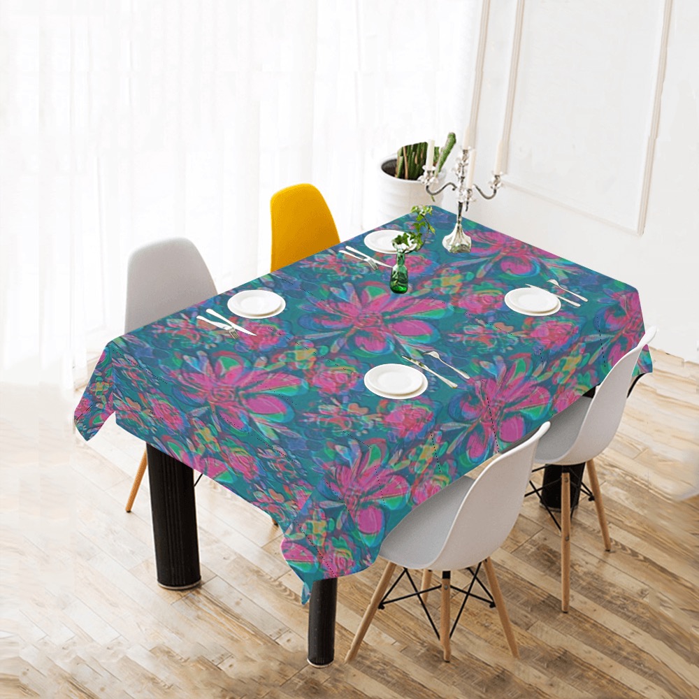 Unique Style Pattern Thickiy Ronior Tablecloth 70"x 52"