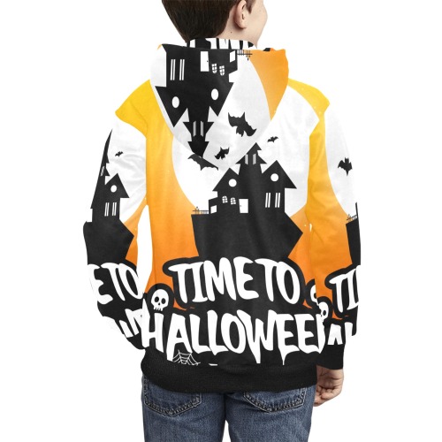 Kids Happy Halloween Kids' All Over Print Hoodie (Model H38)