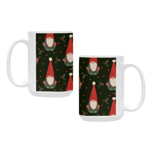 Christmas Gnome Custom Ceramic Mug (15OZ)
