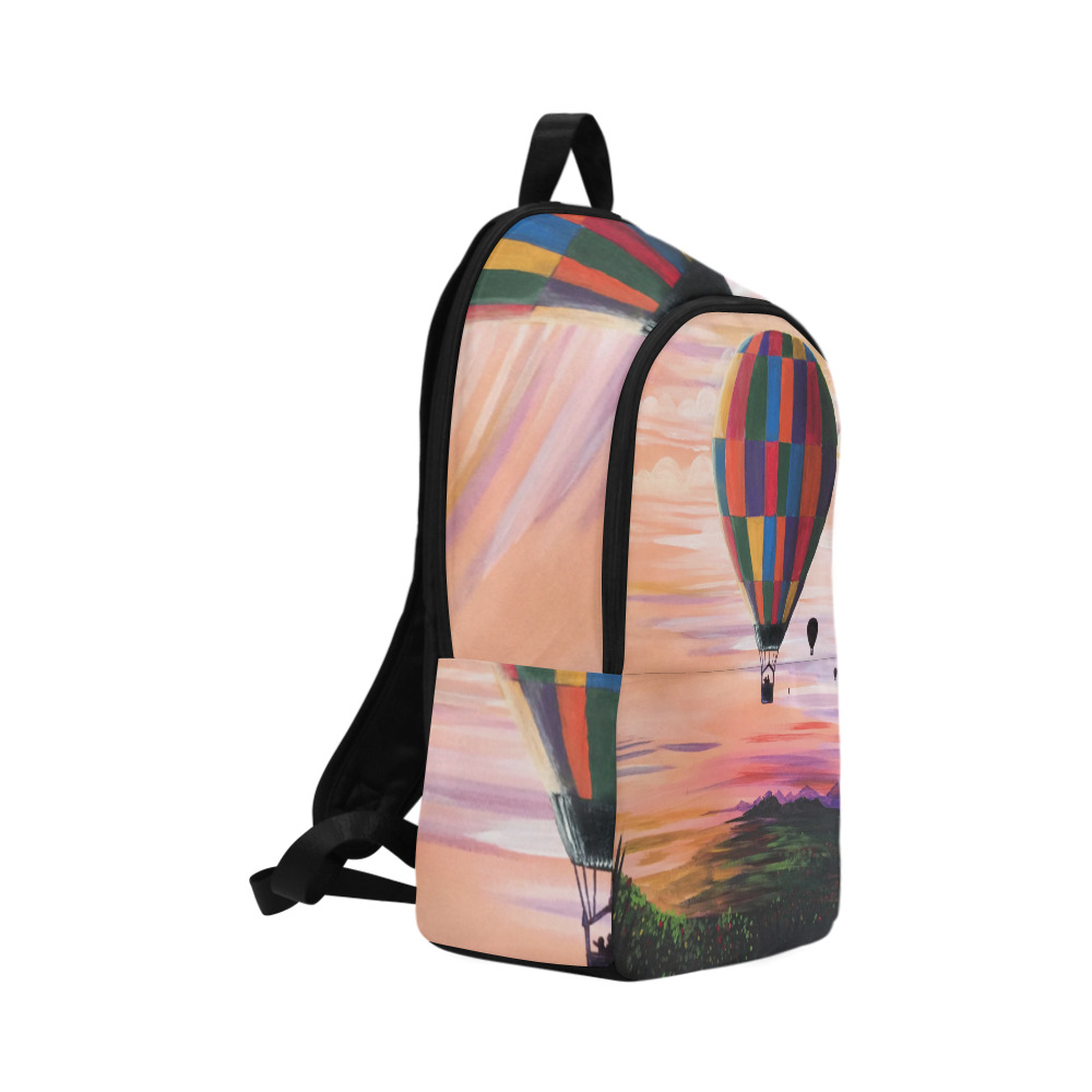 Hot Air Journey Fabric Backpack for Adult (Model 1659)