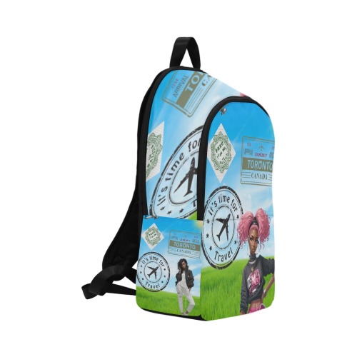 TRAVEL TIME BACKPACK Fabric Backpack for Adult (Model 1659)