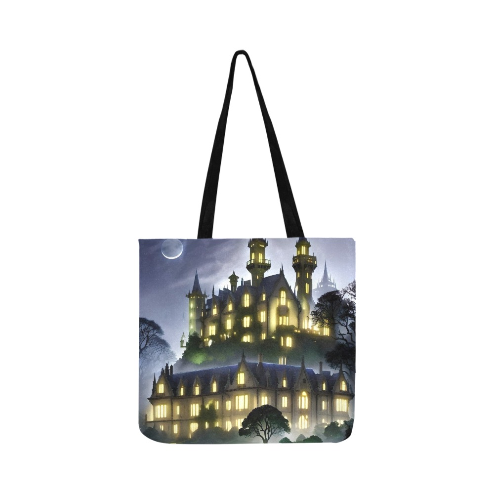 Gothic Mansion at Dusk Reusable Shopping Bag Model 1660 (Two sides)