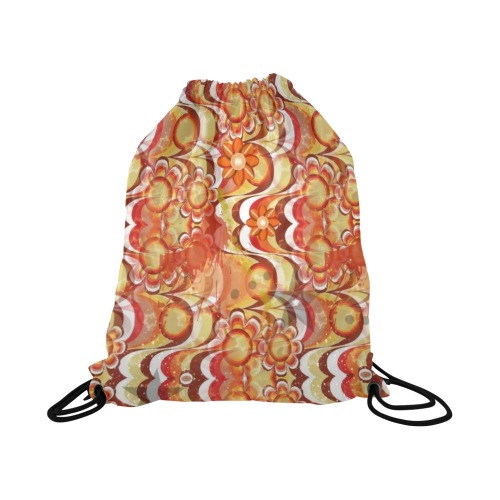Schlager Move 2022 by Nico Bielow Large Drawstring Bag Model 1604 (Twin Sides)  16.5"(W) * 19.3"(H)