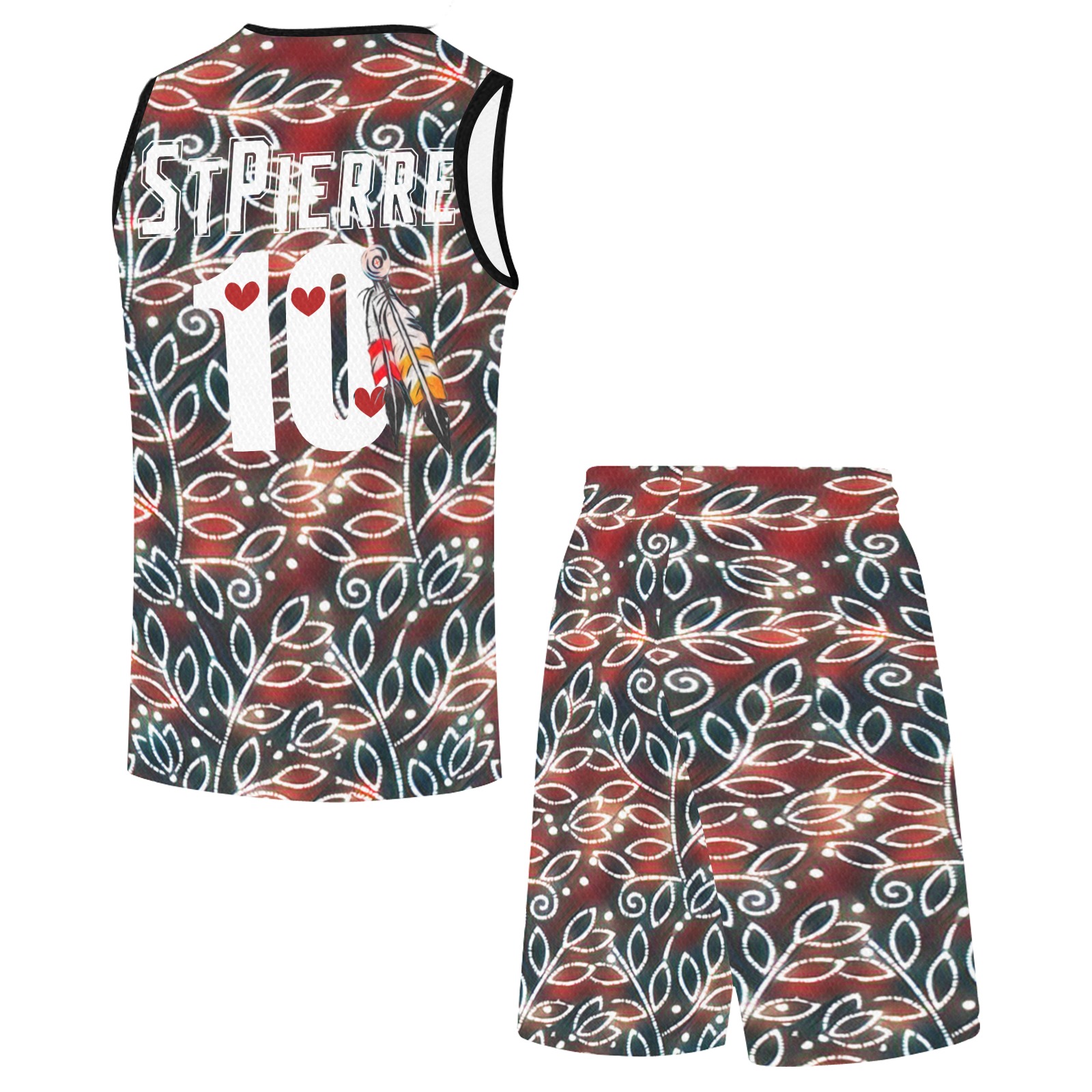 MMIW StPierre All Over Print Basketball Uniform