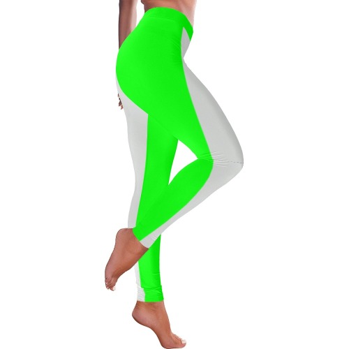 greengreyhalf Women's Low Rise Leggings (Invisible Stitch) (Model L05)
