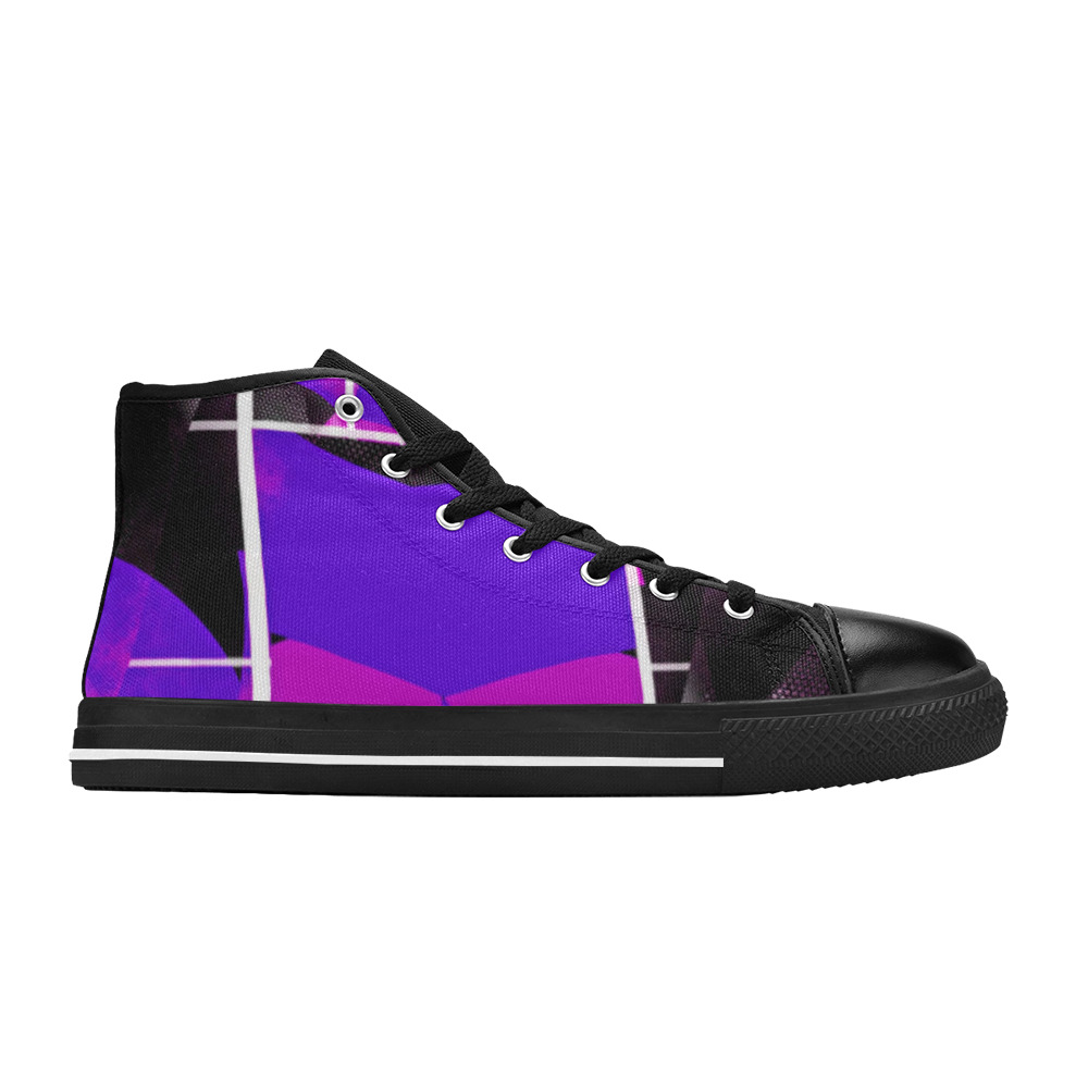 For Women's Classic High Top Canvas Shoes (Model 017)