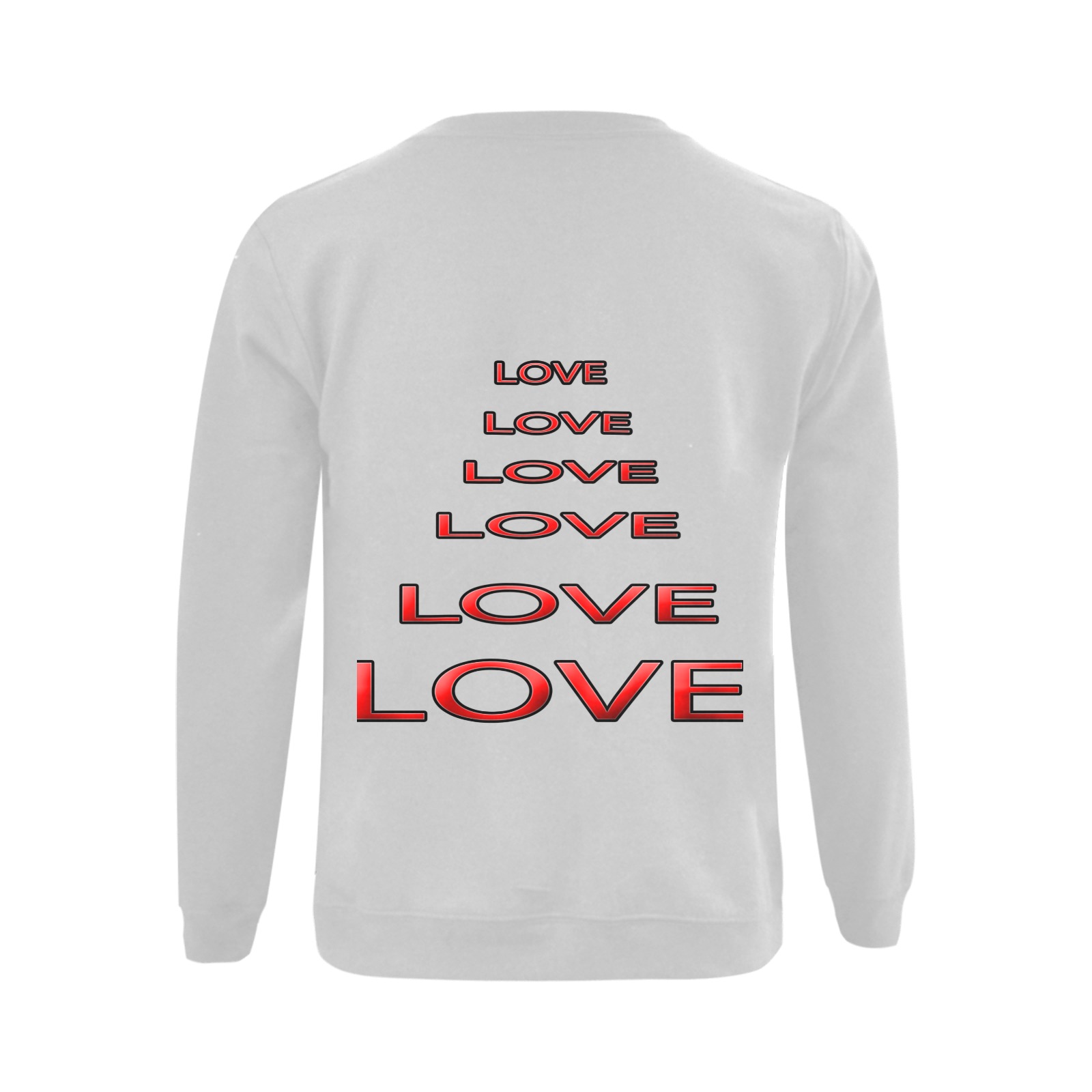 LOVE g Gildan Crewneck Sweatshirt(NEW) (Model H01)