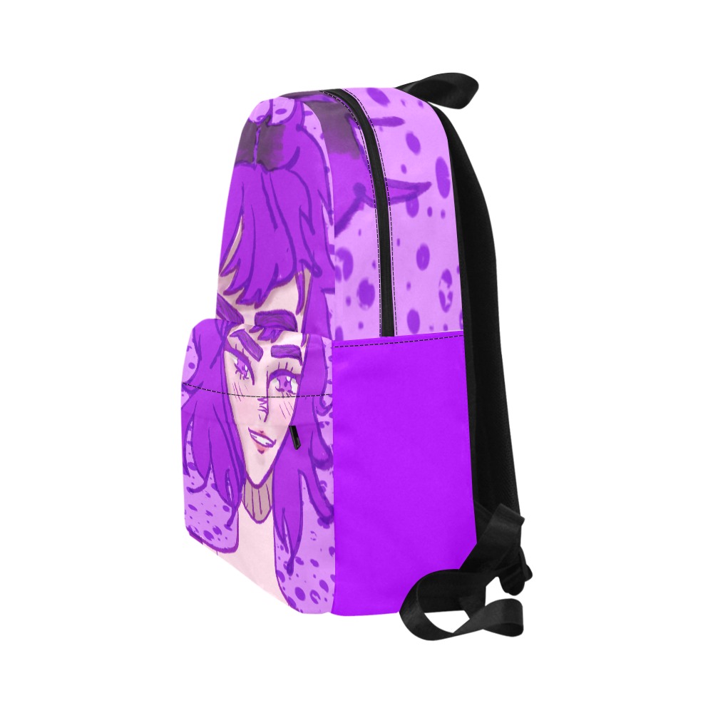 Purple_Girl Unisex Classic Backpack (Model 1673)
