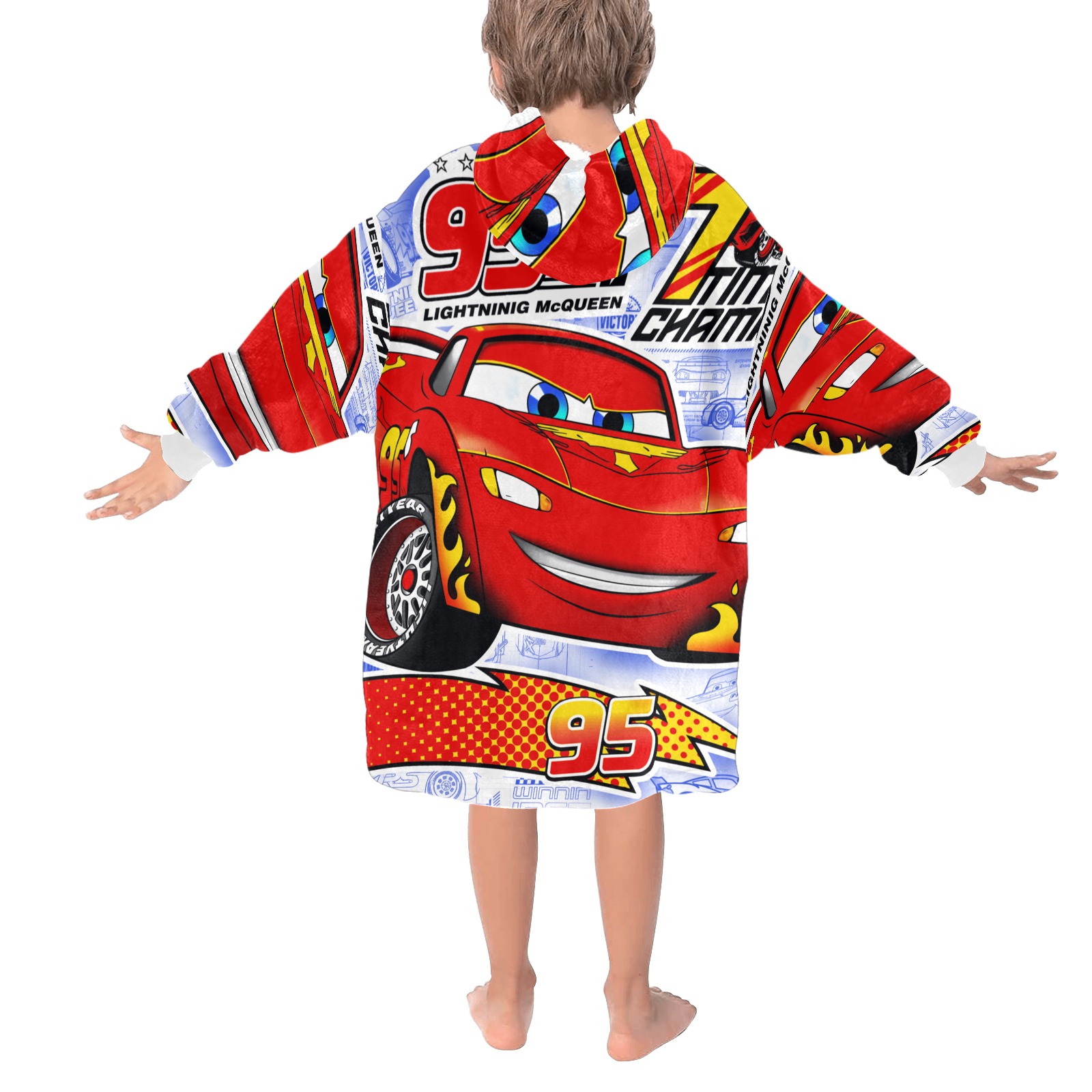 Cars Rob Blanket Hoodie for Kids