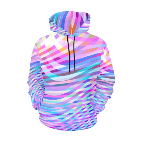 thisisanillusion All Over Print Hoodie for Women (USA Size) (Model H13)