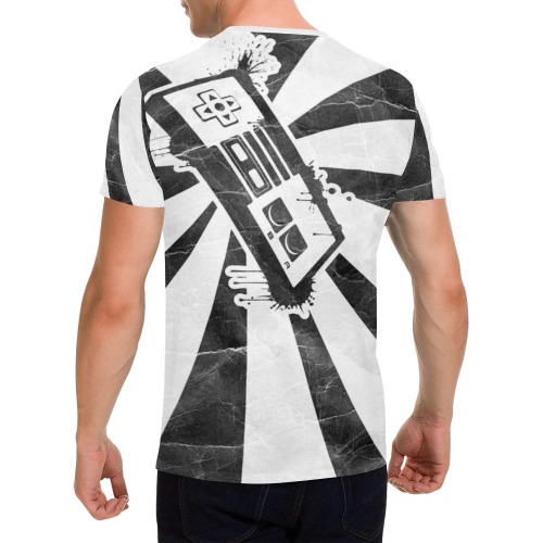 RR BURNOUT Gamer Stack All Over Print T-Shirt for Men (USA Size) (Model T40)