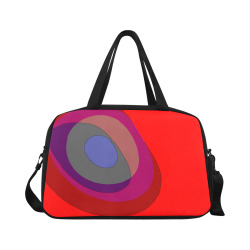 Red Abstract 714 Fitness Handbag (Model 1671)