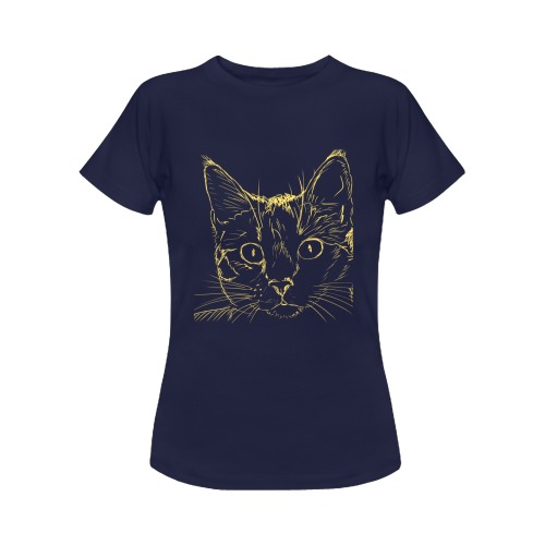 Cat Lover Shirt Women's Classic T-Shirt (Model T17）