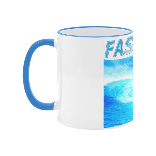Fast Freedom Custom Edge Color Mug (11oz)