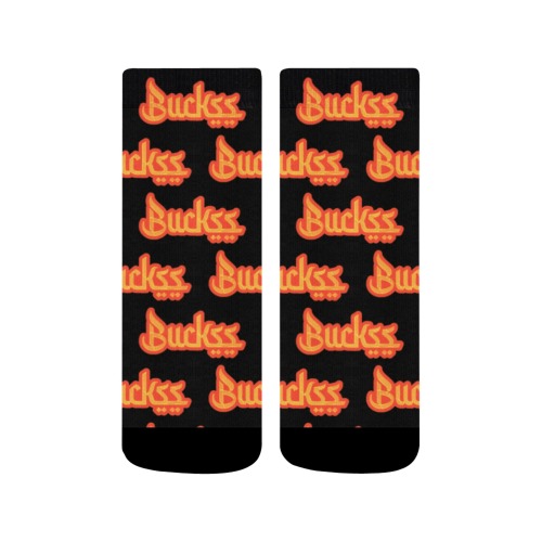 Buckss ankle sock orange update Quarter Socks