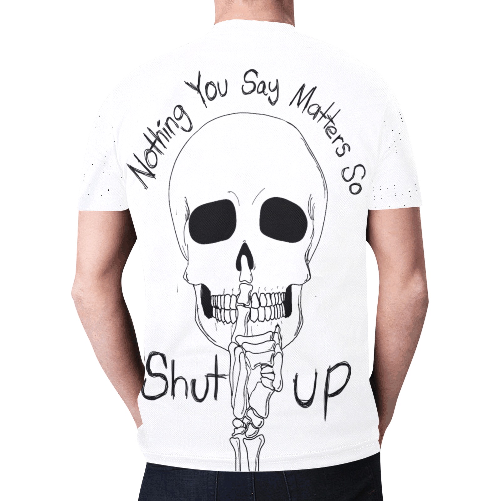 Hush New All Over Print T-shirt for Men (Model T45)