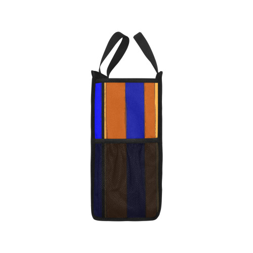 Abstract Blue And Orange 930 Foldable Picnic Tote Bag (Model 1718)