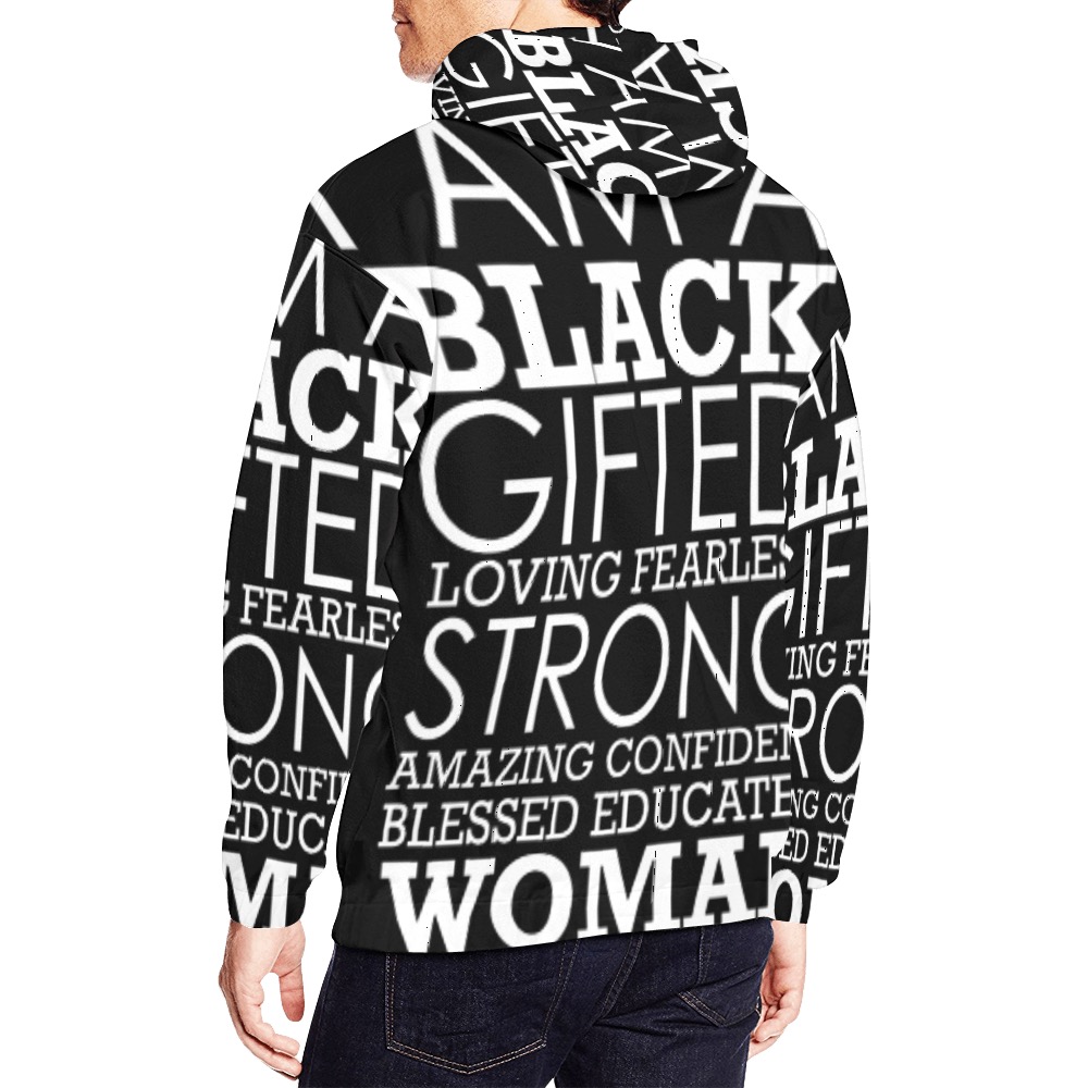 Strong All Over Print Hoodie for Men (USA Size) (Model H13)