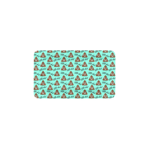 Little sh!t cute on turquoise Pet Bed 22"x13"