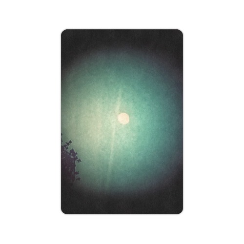 Spotlit Moon Doormat 24"x16"
