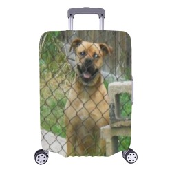 A Smiling Dog Luggage Cover/Large 26"-28"