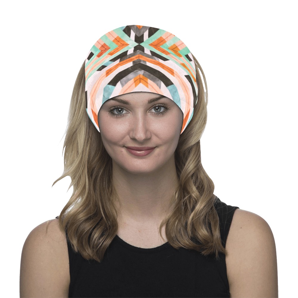 Mosaic stripes colorful 8 Multifunctional Headwear