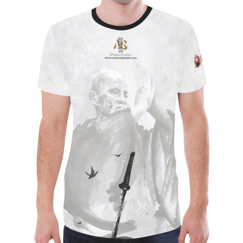 Camiseta Full Print – Sensei en meditación. New All Over Print T-shirt for Men (Model T45)