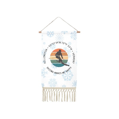 Ski Killington, Vermont - Man Skier, Black Text