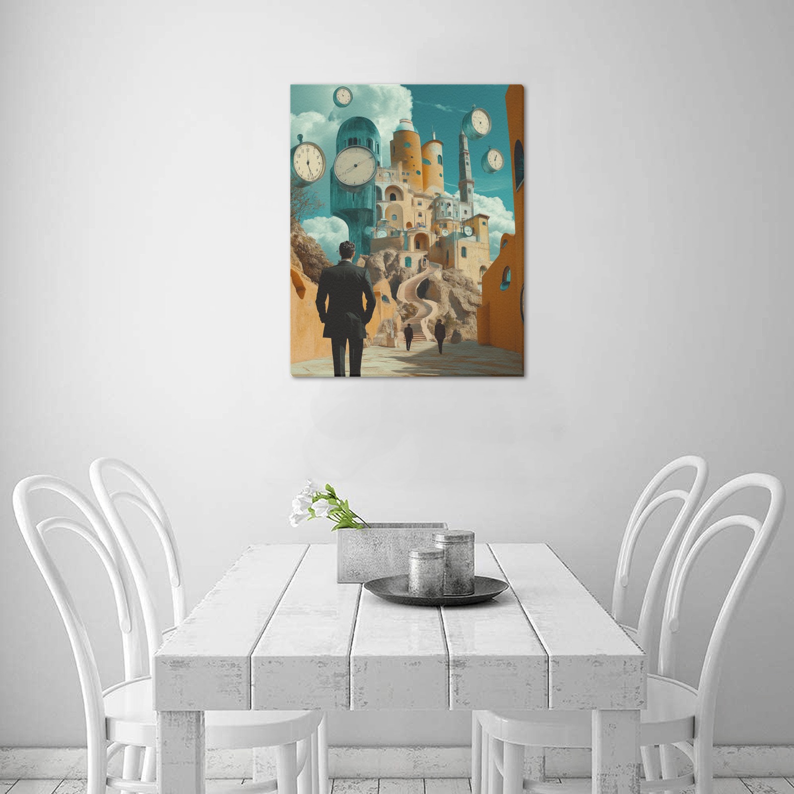 Surreal Time 16 Upgraded Canvas Print 16"x20"