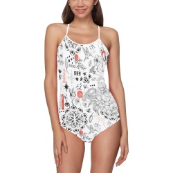 Spirit energy tattoos BW Strap Swimsuit ( Model S05)