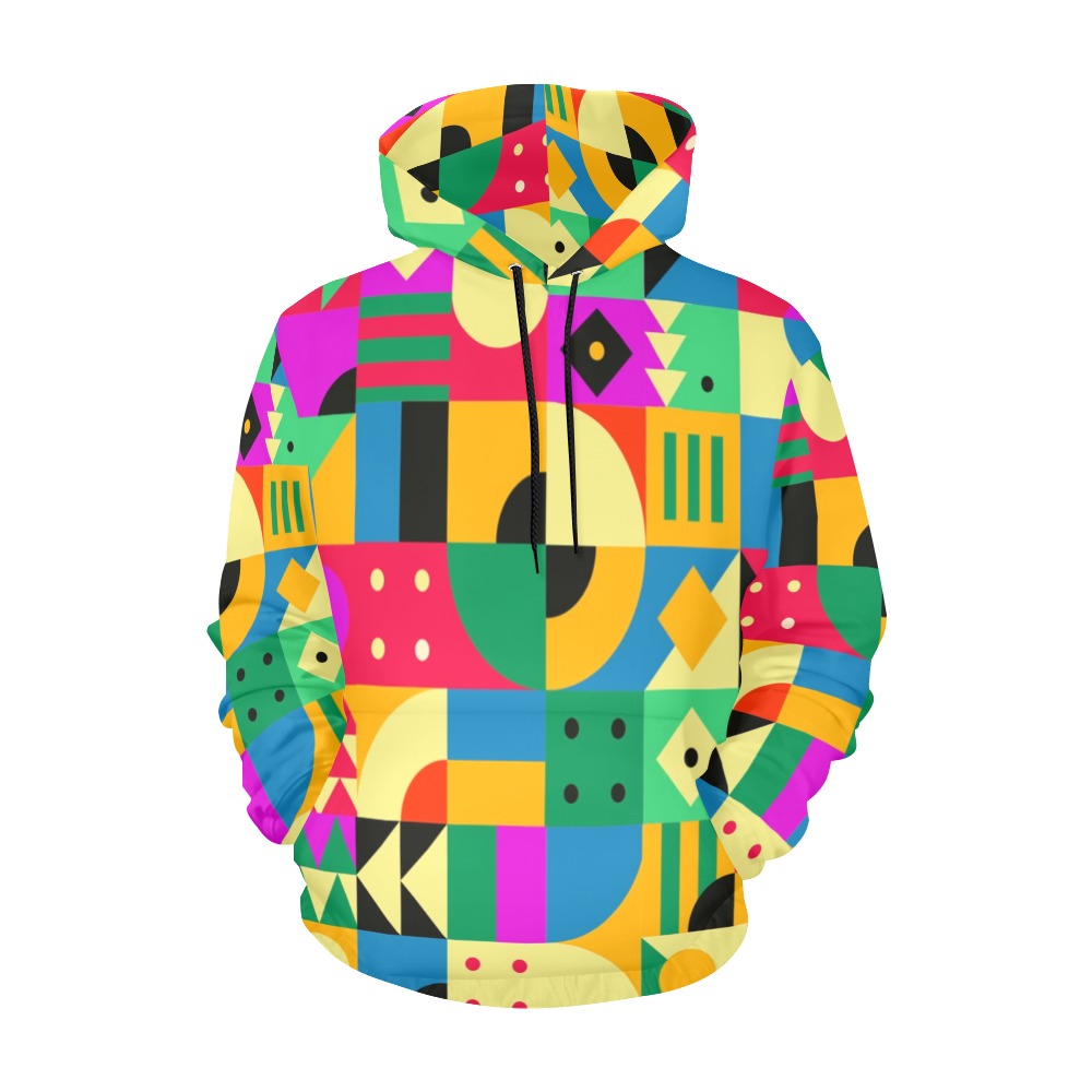 Abstract Modern Garden All Over Print Hoodie for Men (USA Size) (Model H13)