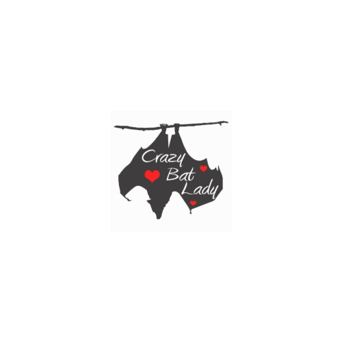 Crazy Bat Lady Personalized Temporary Tattoo (15 Pieces)