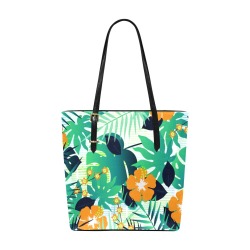 GROOVY FUNK THING FLORAL Euramerican Tote Bag/Small (Model 1655)