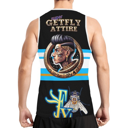 Face Tattoo City Collectable Fly All Over Print Basketball Jersey