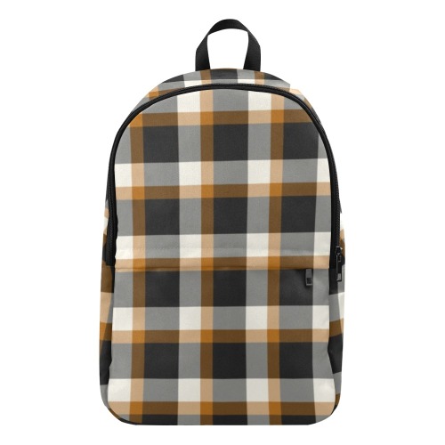 Classic Plaid (Tan) Fabric Backpack for Adult (Model 1659)