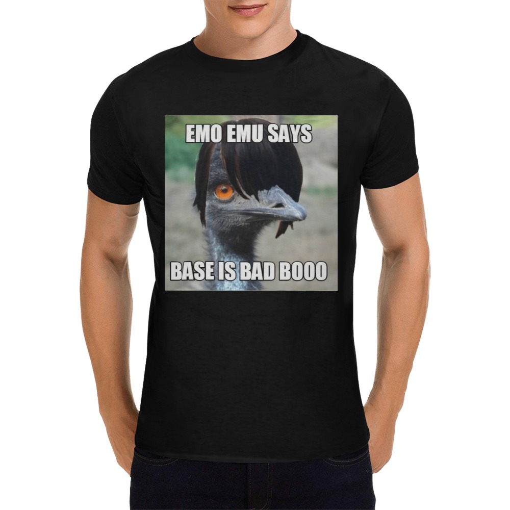 MEME ME MOFO Emo Emu Men's T-Shirt in USA Size (Front Printing Only)