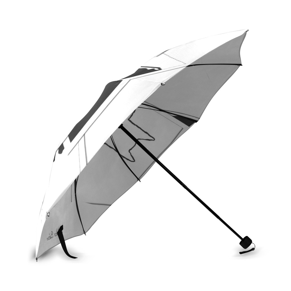 Karl Lagerfeld  Art by Nico Bielow Foldable Umbrella (Model U01)