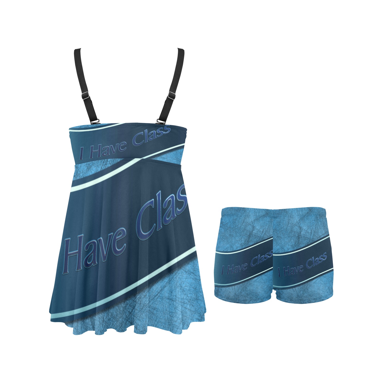 I Have Class Chest Pleat Swim Dress (Model S31)