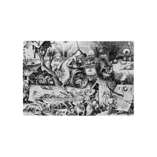 Pieter Bruegel the Elder- The Seven Deadly Sins A4 Size Jigsaw Puzzle (Set of 80 Pieces)