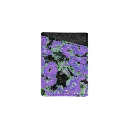 Illustration Purple Kalanchoe Plant Cell Phone Card Holder