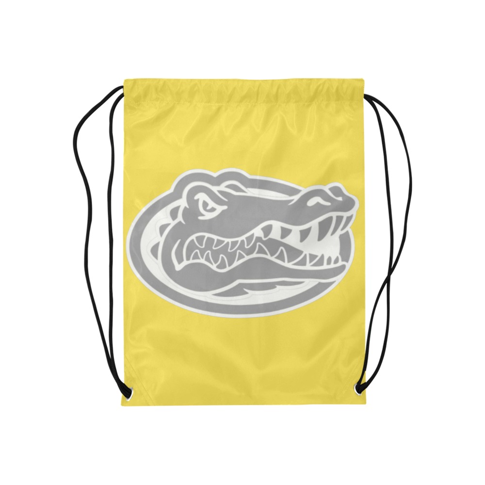 gators yellow Medium Drawstring Bag Model 1604 (Twin Sides) 13.8"(W) * 18.1"(H)